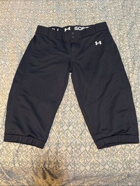 Under Armour Black Softball/Knee-Length Performance Pants